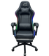 Gaming Chair With Headrest and Foot Rest LED Light - Blue