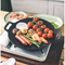 Nonstick Barbecue Grill Pan Sturdy Cast Iron Griddle - 30CM