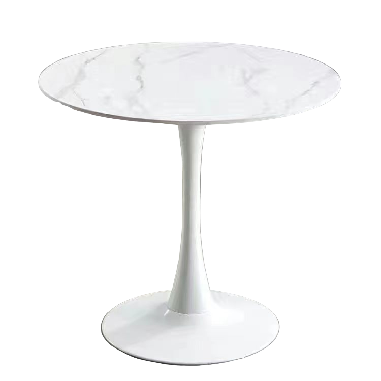 Celeste White Round Cafe Table