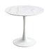 Celeste White Round Cafe Table