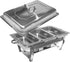 Chafing Dish Food Warmer Stove 11L 3 Compartment