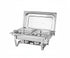 Chafing Dish Food Warmer Stove, 11L, 2 Compartment, 304 Stainless Steel
