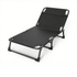 Folding Lounger Zero Gravity Recliner Garden Sun Chair - Grey