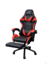 Gaming Chair With Headrest and Foot Rest - Blue