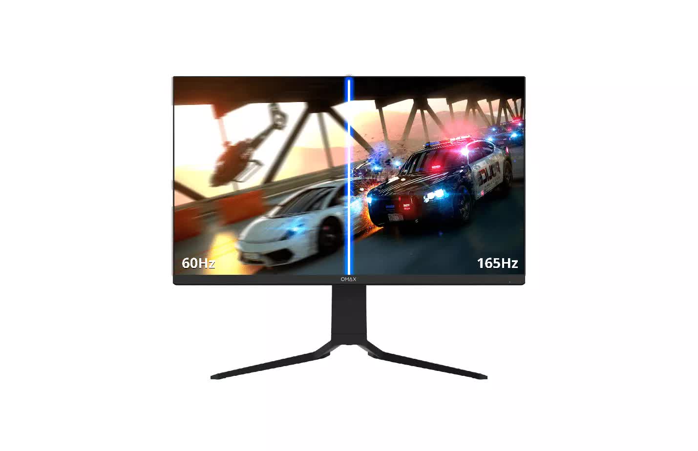 Gaming Computer Monitor 27 IPS panel Flat QHD (2560 x 1440) 165Hz 1ms Adaptive Sync with Speakers Height Adjustable