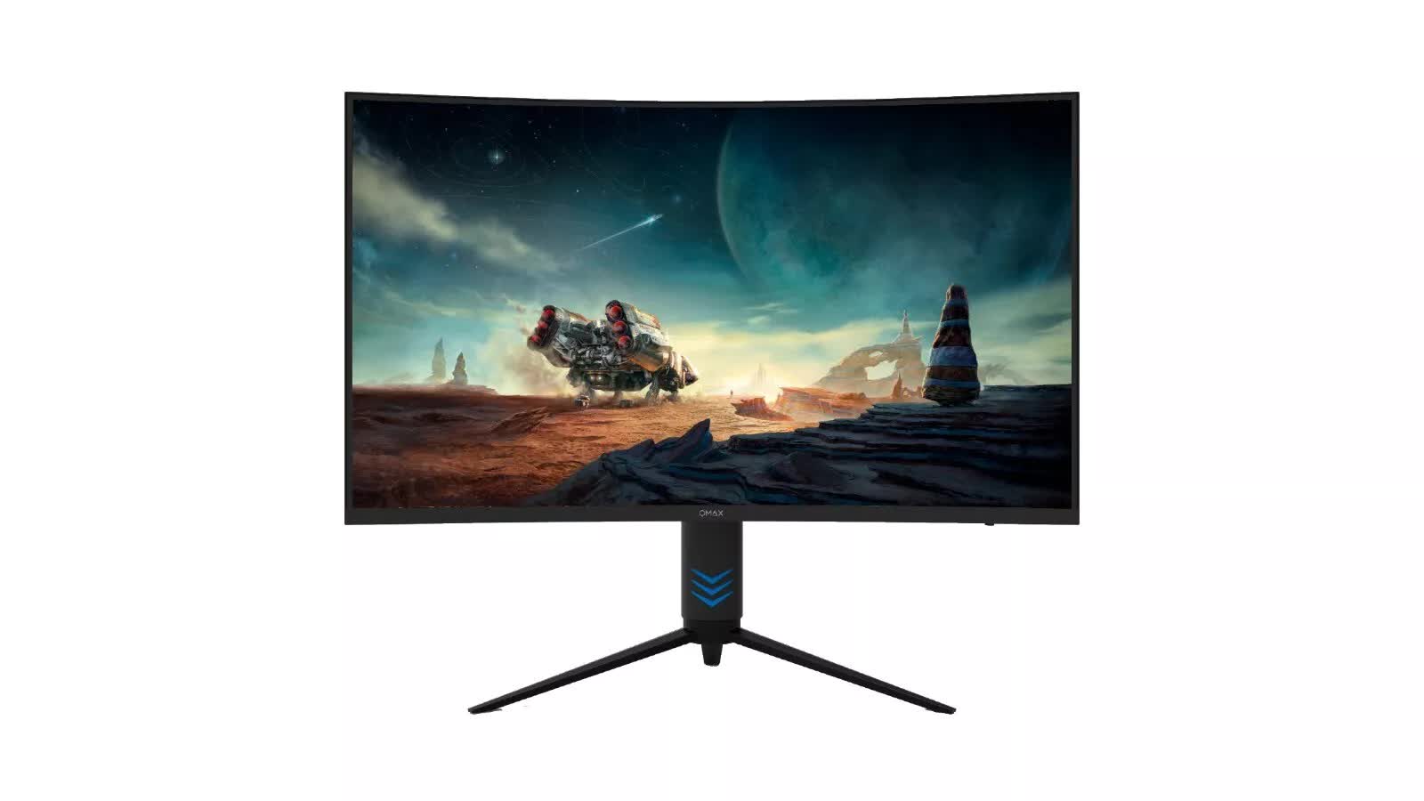 31.5" Gaming Monitor Curved QHD 165Hz 2560*1440p 1ms with Build in Speakers Height Adjustable