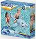 Bestway 1.83m x 1.02m Realistic Shark Pool Float Inflatable Rubber Ride on for Kids