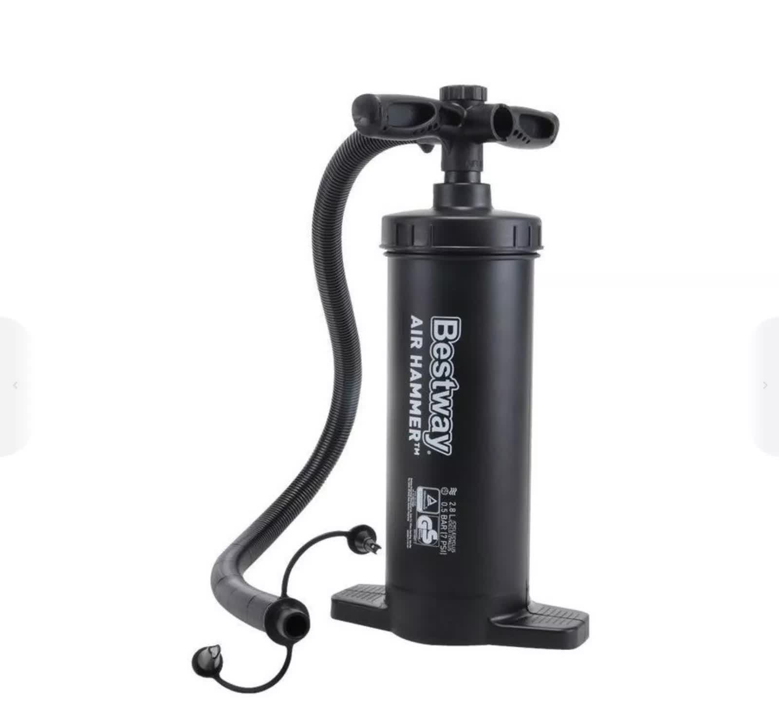 Air Hammer 2800 Manual Air Pump for Airbed, Swimming Pool, Toys, Kayaks