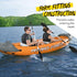 3.21m x 1.00m Rapid X2 Kayak for 2 with Hand Pump, Paddles, Seats, Fins and Storage Bag Two Seater
