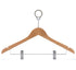 Anti-theftWooden Cloth Hanger - Natural Wood