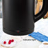 0.8L Stainless Steel Electric Kettle Black