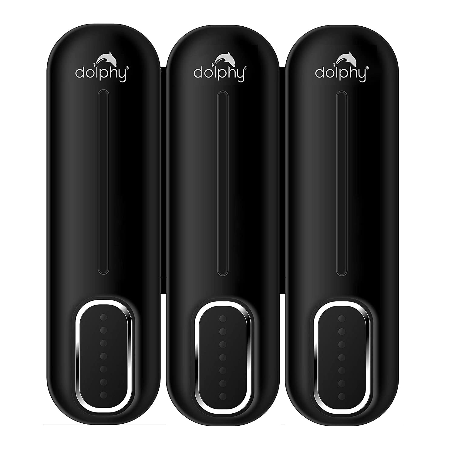 Manual Soap Dispenser 300ml (Pack of 3) - Black
