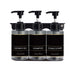 Liquid Soap Dispenser 300ml X 3 - Transparent