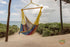 Extra Large Outdoor Cotton Mexican Hammock Chair in Confeti Colour