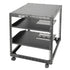 Alston 12U Open Frame Server Rack Hifi Device Rack with Vented Shelves Heavy Duty 4-Post AV/IT Network Rack Free Standing with Lockable Casters