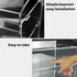 2-Tier Bakery Display Case Cabinet Pastry Acrylic Cupcake Donuts Cake Pastry Clear Display Cabinet Shelf Transparent Showcase 225x485x330mm