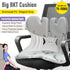 BKT Cushion Portable Ergonomic Lower Back Seat Lumbar Support Chair Posture Corrector Extra Large Fit 75-150kg Users for Home Office Chair and Floo