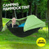 Hammock Tent Outdoor Double Portable Multi-Functional Waterproof Hammock Parachute Camping Hanging Bed 270x140cm with Anti Mosquito Net and Storage Bag