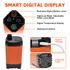 Portable Camping Shower IPX7 Waterproof Outdoor Shower Water Pump with Rechargeable Battery and Intelligent Digital Display for Camping Hiking Traveling