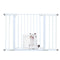 76cm Tall Baby Pet Security Gate Safety Adjustable Width with Cat Door for House Doorways Stairs Guard Extension Part Width 12cm/24cm Wall Mount