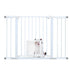 76cm Tall Baby Pet Security Gate Safety Adjustable Width with Cat Door for House Doorways Stairs Guard Extension Part Width 12cm/24cm Wall Mount