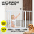76cm Tall Baby Pet Security Gate Safety Adjustable Width with Cat Door for House Doorways Stairs Guard Extension Part Width 12cm/24cm Wall Mount