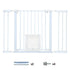 76cm Tall Baby Pet Security Gate Safety Adjustable Width with Cat Door for House Doorways Stairs Guard Extension Part Width 12cm/24cm Wall Mount