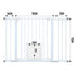 76cm Tall Baby Pet Security Gate Safety Adjustable Width with Cat Door for House Doorways Stairs Guard Extension Part Width 12cm/24cm Wall Mount