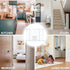 76cm Tall Baby Pet Security Gate Safety Adjustable Width with Cat Door for House Doorways Stairs Guard Extension Part Width 12cm/24cm Wall Mount