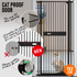 Extra Tall 150cm Baby Pet Security Gate Balck Safety Gate Easy Fit Fence Two Way Opening No Drill Needed