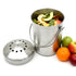 5L Compost Bin Kitchen Countertop Stainless Steel Composter Bucket with Lid and Charcoal Caddy Kitchen Waste Pail Odour Free and Easy Cleaning Silver
