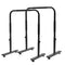Set of 2 Functional Fitness Dip Stands Station Height Adjustable Dip Bars Portable Parallettes Calisthenics Equipment Safety for Home Gym Strength Training