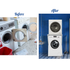 Dryer Stand Over Front Loading Washing Machine Portable Dryer Holder Shelf Stacking Kit for Washing Machine Tumble Dryer 102x67x60cm Holds Up to 100Kg