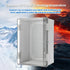 Electrical ABS Junction Box IP66 Waterproof Electrical Enclosure with Clear Hinged Cover and Mounting Plate for Electrical Project 30x20x17cm