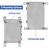 Electrical ABS Junction Box IP66 Waterproof Electrical Enclosure with Clear Hinged Cover and Mounting Plate for Electrical Project 30x20x17cm