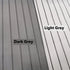 EVA Foam Boat Flooring Mat Faux Decking Teak Marine Mat Boat Carpet Sea Deck Flooring for Motorboat RV Yacht Kayak Surfboard 240cmx90cm Dark Grey