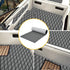 Adhesive Marine Decking EVA Foam Boat Flooring Teak Non-slip Mat Cuttable Deck Mat for Motorboat RV Yacht Kayak Surfboard 190cmx70cm Rhombus Grey