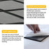 Adhesive Marine Decking EVA Foam Boat Flooring Teak Non-slip Mat Cuttable Deck Mat for Motorboat RV Yacht Kayak Surfboard 190cmx70cm Rhombus Grey