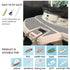 Adhesive Marine Decking EVA Foam Boat Flooring Teak Non-slip Mat Cuttable Deck Mat for Motorboat RV Yacht Kayak Surfboard 190cmx70cm Rhombus Grey