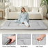Foldable Floor Mattress Roll Up Futon Mattress Thicken Memory Foam for Bedroom Guest Room and Travel Portable Japanese Sleeping Tatami Mat 1x2m Grey