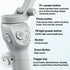 Portable Mobile Intelligent Gimbal 3 Axis Handheld Foldable and Rechargeable Smartphone Stabilizer 8 Modes with Tripod for Video Recording Face Tracking