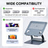 7-in-1 Laptop Stand Docking Station Ergonomic Laptop Riser 360 Rotatable - PD Charging HDMI USB-C and USB-A 3.0 Ports for MacBook M1/M2/M3 HP ASUS DELL