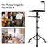 Mobile Laptop Tripod Stand 11-16 Inch on Wheels 82-170cm Height Adjustable Projector Stand Portable Stand with Gooseneck Phone Holder for Home Office