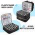 3 Layer Nail Polish Organizer Holds 84 Bottles Detachable and Waterproof Nail Care Storage Box for Lamp and Nail Art Manicure Tools Travel Carrying Case