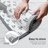 Large Outdoor Rug 275x365cm Weatherproof Plastic Weave Mat Washable Outside Solid Carpet Easy Care for Patio Deck Backyard Garden RV Camping Silver Grey