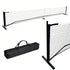 Portable Pickleball Net 6.7m Regulation Size Steady Metal Frame and Standard PE Nets With Carrying Bag Indoor Outdoor Training Versatile Game Net Set