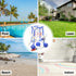 Pool Basketball Hoop Set Floating Swimming Pool Toys Inflatable Poolside Game with 4 Balls 12 Circles and Pump Fun Water Sport Toy for Kids and Adults