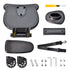 Universal Pram Board Seat and Stand Up Adjustable Buggy Board Pushchair with Bear Pattern Removable Seat Fits Most Strollers Holds Children Up to 25kg
