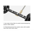 Pressure Water Spray Car Undercarriage Cleaner Washer Max 4000PSI Chassis Washer Surface Cleaner 1/4 Quick Connector with Wands for Car Ground Cleaning