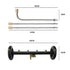 Pressure Water Spray Car Undercarriage Cleaner Washer Max 4000PSI Chassis Washer Surface Cleaner 1/4 Quick Connector with Wands for Car Ground Cleaning